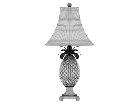 Anana Tischlampe 3D Modell