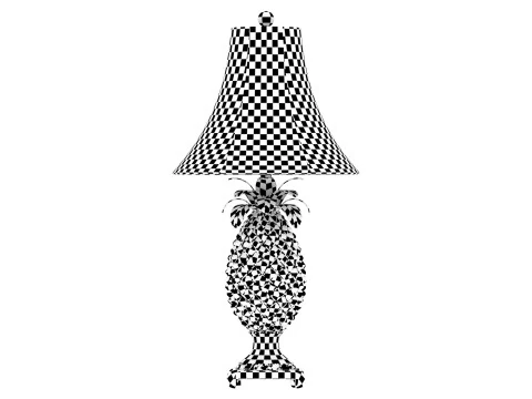 Anana Tischlampe 3D Modell