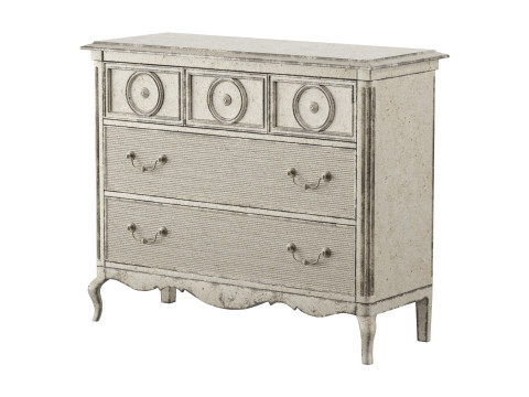 Arrondissement Reverie Panel Bedond Media Chest 3Dモデル