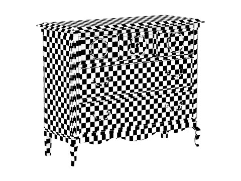 Arrondissement Reverie Panel Bedond Media Chest 3Dモデル