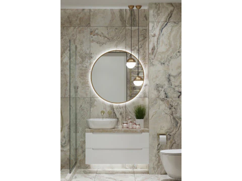 Finished Shower Room Scene 3D Model