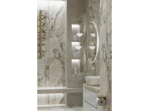 Finished Shower Room Scene 3D Model