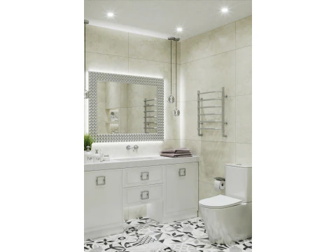 Finished Bathroom Scene 3D Model