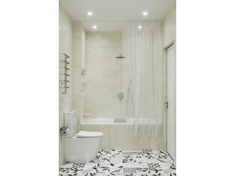 Finished Bathroom Scene 3D Model
