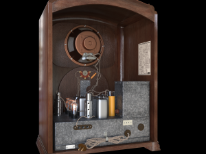 Zenith Walton Radio Model 7-J-232 3D Model