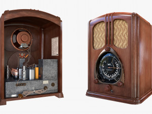 Zenith Walton Radio Model 7-J-232 3D Model