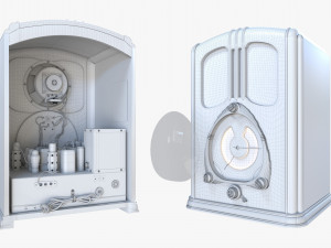Zenith Walton Radio Model 7-J-232 3D Model