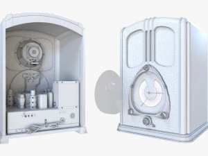 Zenith Walton Radio Model 7-J-232 3D Model