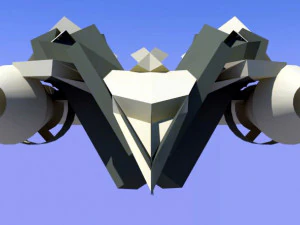 SPACESHIP S1 3D Model