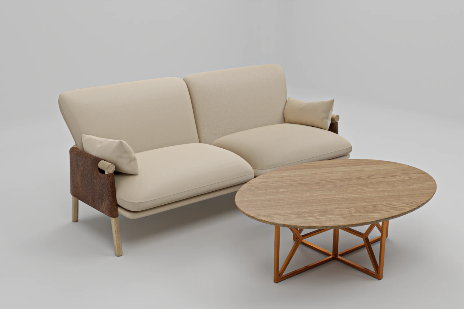 Savannah KoltukMasa Takımı 3D Model .c4d .max .obj .3ds .fbx .stl .blend 