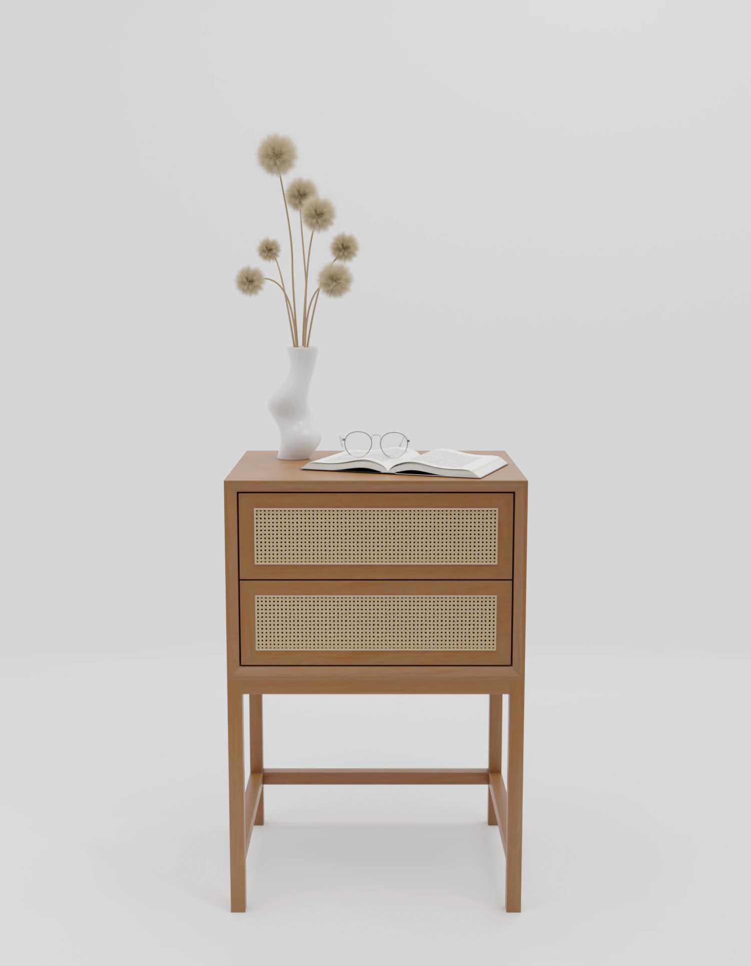 Bedside 3D Model .c4d .max .obj .3ds .fbx .stl .blend 