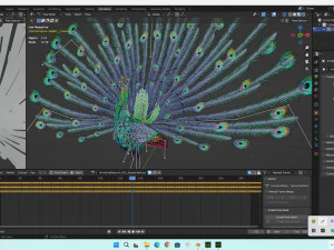 Peacock-A3 3D Model