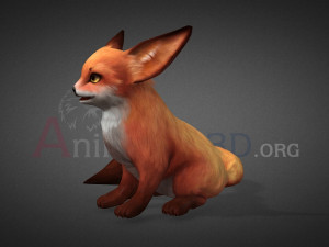 Fox-Ver1 3D 모델