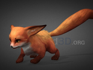 Fox-Ver1 3D 모델