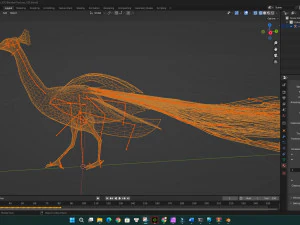 Peacock-V2E 3D Model