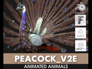 Peacock-V2E 3D Модель