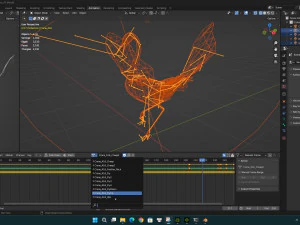 Crane BirdA5 3D Model