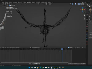 Crane BirdA5 3D Model