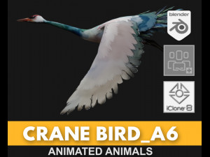 Crane BirdA6 3D Модель