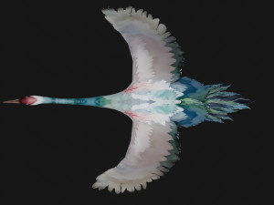 Crane BirdA6 3D Model