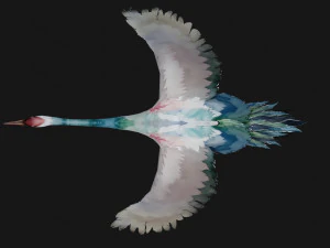 Crane BirdA6 3D Model