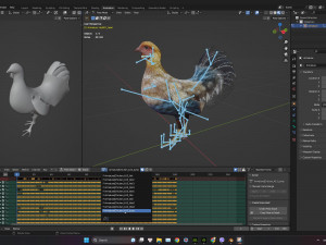 ChickenA1 3D Модель