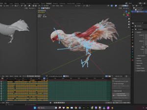 ChickenA2 3D Model