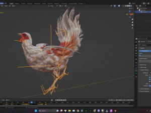 ChickenA2 3D Model
