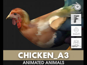 ChickenA3 3D Model