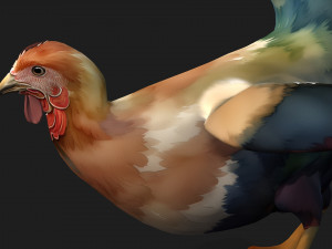 ChickenA3 Model 3D