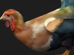 ChickenA3 3D Model