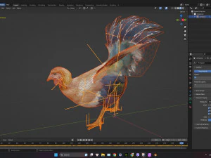 ChickenA3 3D Model