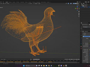 ChickenA3 3D Model