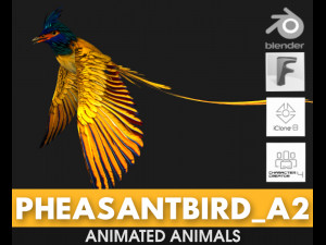 PheasantBirdA2 3Dモデル