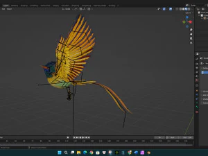 BażantPtakA2 Model 3D