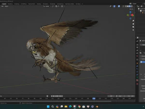 ケストレルB4 3Dモデル