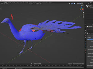 Peacock-A1 3D Model