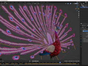 Peacock-A1 Model 3D