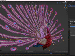 Peacock-A1 3D Model