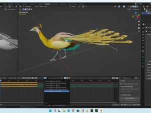 PeacockA2 3D Model