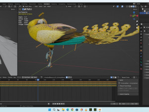 PeacockA2 3D Model