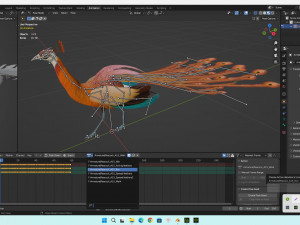 PeacockA4 Model 3D