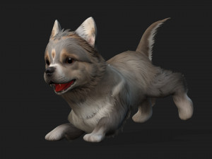 DogA2 3D-Modell