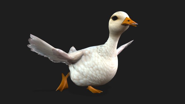 DuckA1 Modello 3D .c4d .max .obj .3ds .fbx .stl .blend 