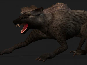 Hy&auml;nenA1 3D Modell