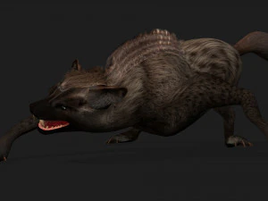 Hy&auml;nenA1 3D Modell