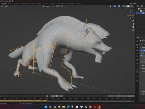 Hy&auml;nenA1 3D Modell