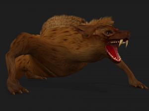 HyenasA4 3D Model