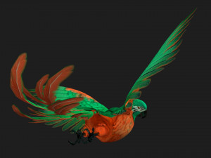 ParrotA2 Modelo 3D