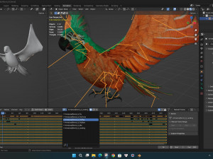 ParrotA2 Modelo 3D